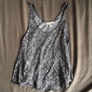 Billabong Aztec tank black and white
